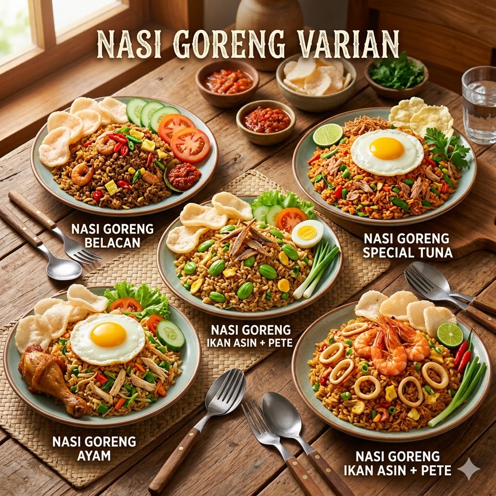Nasi Goreng Varian Kedai Tiga Nyonya